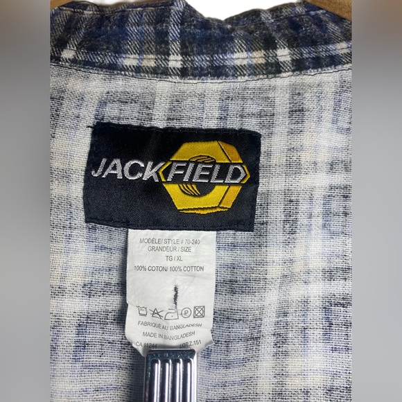 3/45$ Blue Button Down Shirt - Picture 7 of 7